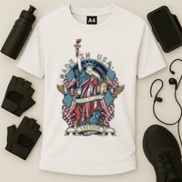 Statue Of Liberty New York Art Cooling Performance Crew T-Shirt