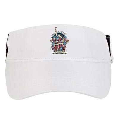Statue Of Liberty New York Art Adult Drive Performance Visor