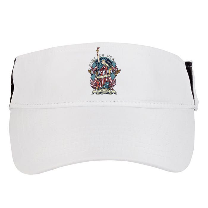 Statue Of Liberty New York Art Adult Drive Performance Visor