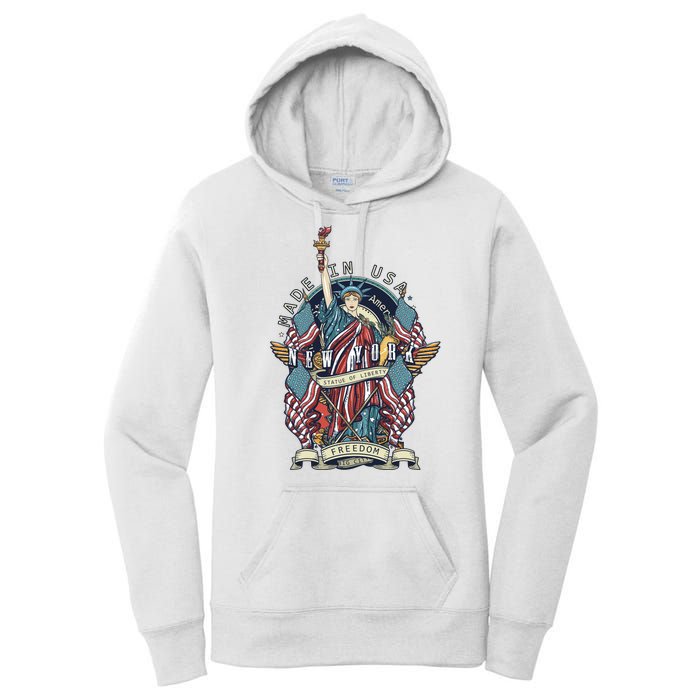 Statue Of Liberty New York Art Women's Pullover Hoodie