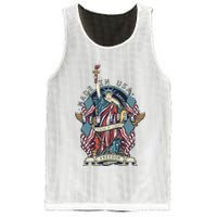 Statue Of Liberty New York Art Mesh Reversible Basketball Jersey Tank