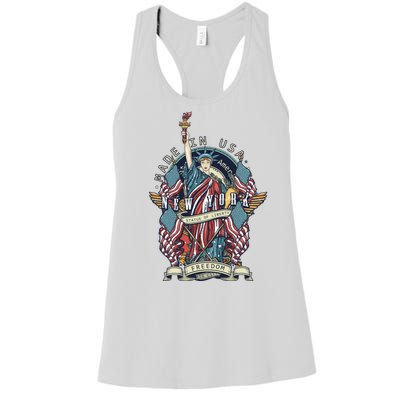 Statue Of Liberty New York Art Women's Racerback Tank