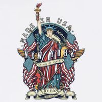 Statue Of Liberty New York Art Baby Bodysuit