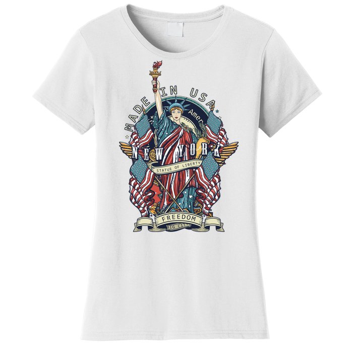 Statue Of Liberty New York Art Women's T-Shirt