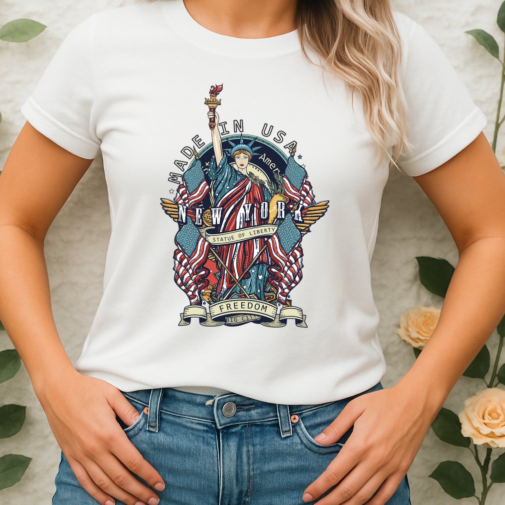 Statue Of Liberty New York Art Womens T-Shirt