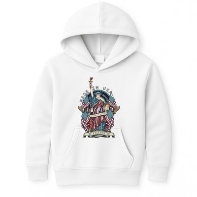 Statue Of Liberty New York Art Kids Hoodie