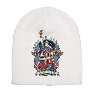 Statue Of Liberty New York Art Short Acrylic Beanie