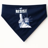 Statue of Liberty Resist Protest Fight USA-Made Doggie Bandana