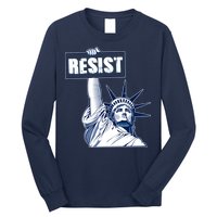 Statue of Liberty Resist Protest Fight Long Sleeve Shirt