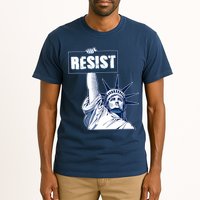 Statue of Liberty Resist Protest Fight Tall T-Shirt