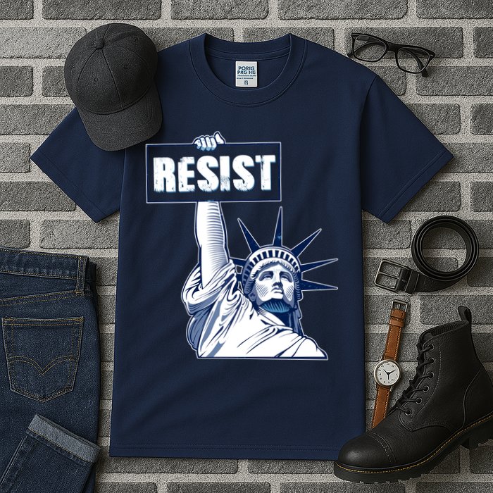 Statue of Liberty Resist Protest Fight Tall T-Shirt
