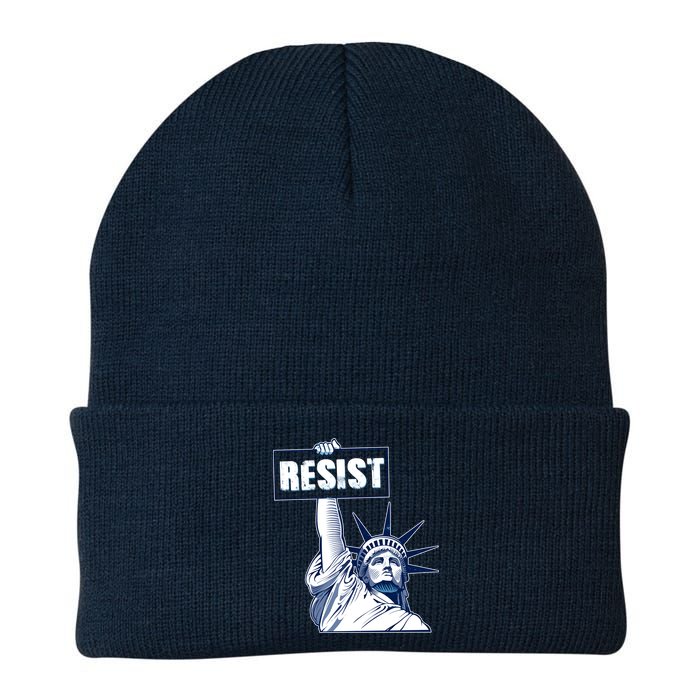 Statue of Liberty Resist Protest Fight Beanie