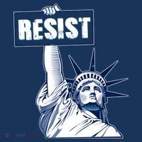 Statue of Liberty Resist Protest Fight 16 in Basic Backpack