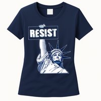 Statue of Liberty Resist Protest Fight Womens T-Shirt