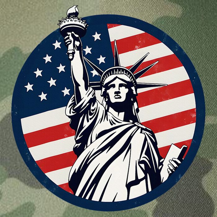 Statue Of Liberty With American Flag Fourth Of July Legacy Tie Dye Trucker Hat