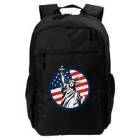 Statue Of Liberty With American Flag Fourth Of July Backpack