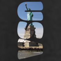 Statue Of Liberty Photograph Usa Letters Design Gift 7 Panel Mesh Trucker Snapback Hat