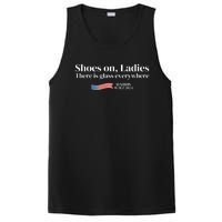 Shoes On Ladies There Is Glass Everywhere Harris Walz 2024 PosiCharge Competitor Tank