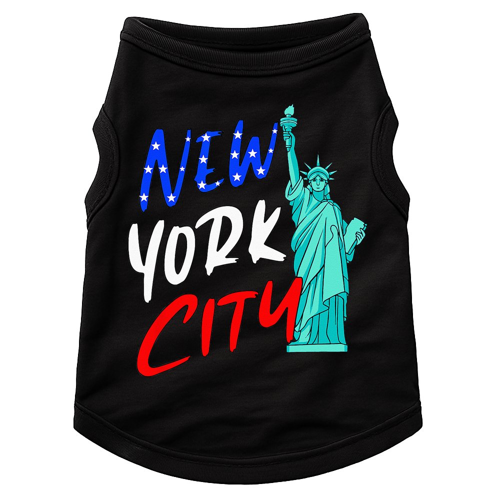 Statue Of Liberty New York City Souvenirs Doggie Tank