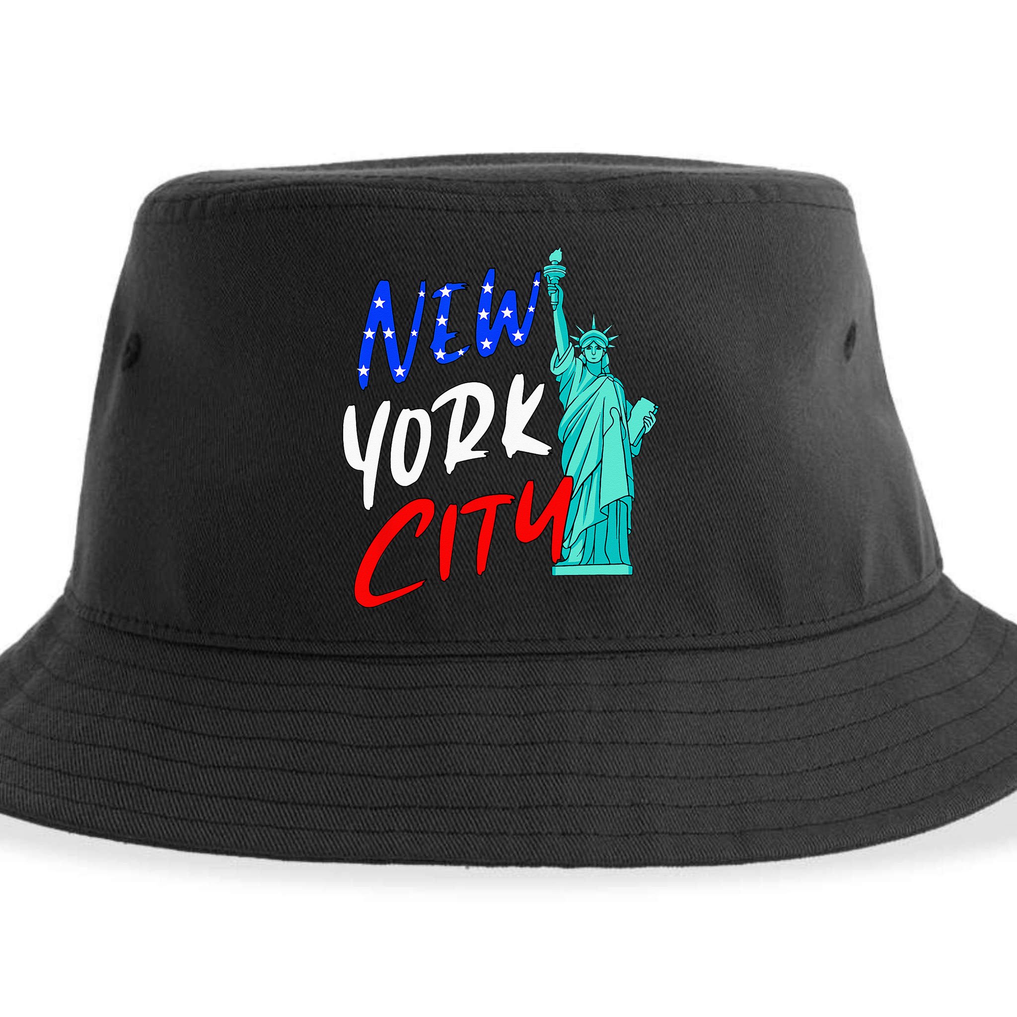 Statue Of Liberty New York City Souvenirs Sustainable Bucket Hat