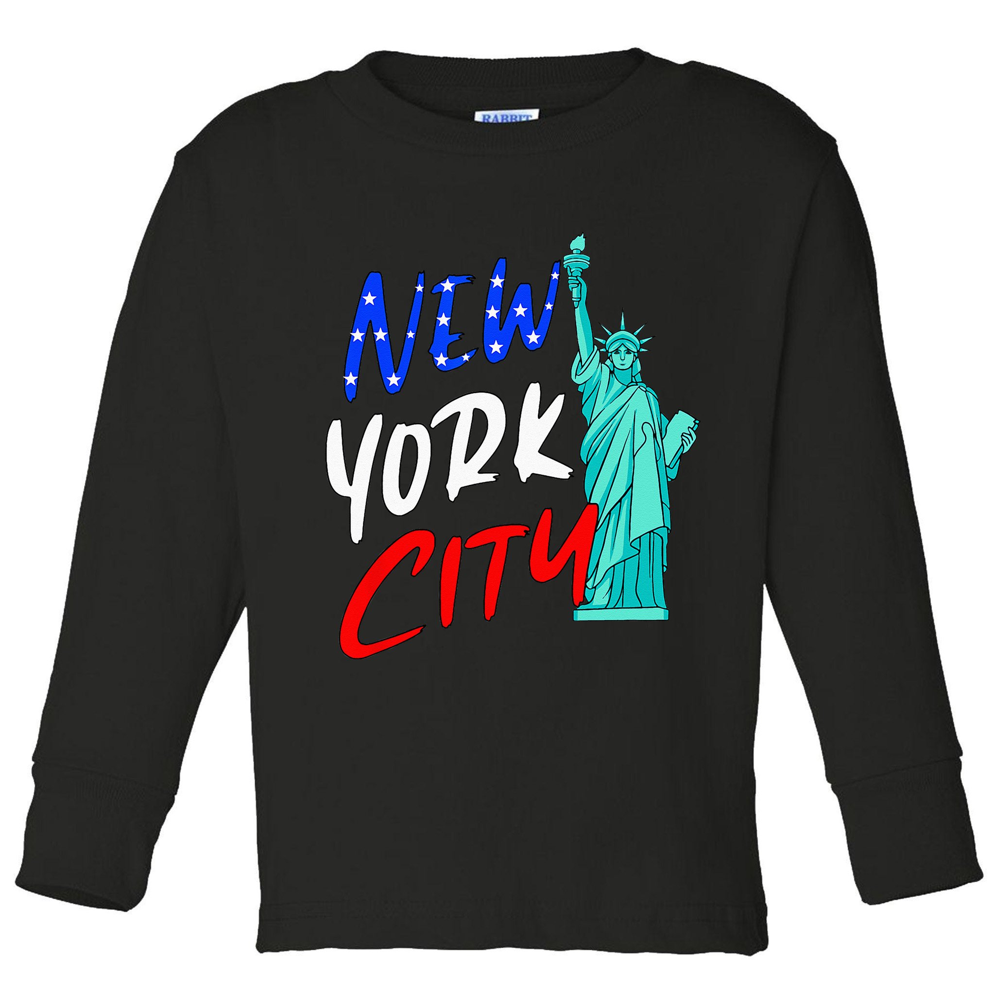 Statue Of Liberty New York City Souvenirs Toddler Long Sleeve Shirt