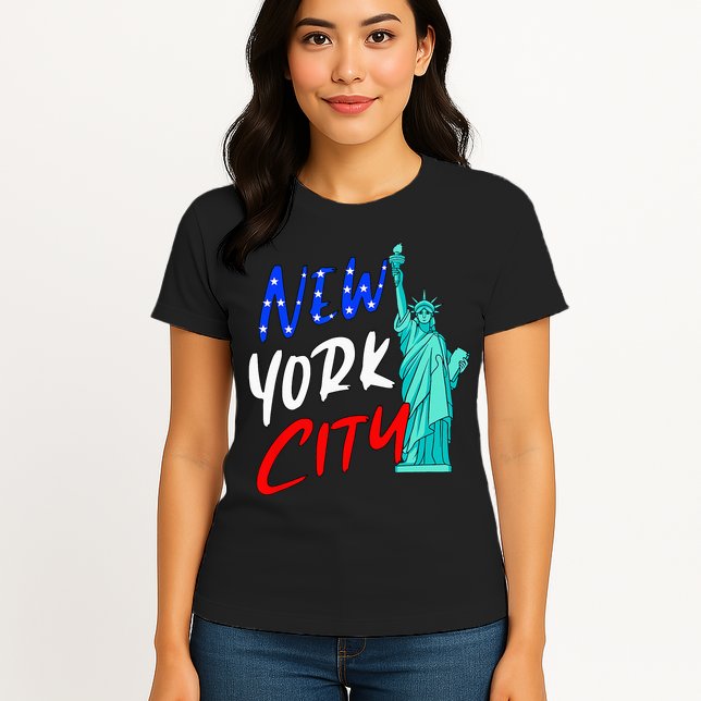 Statue Of Liberty New York City Souvenirs Womens T-Shirt