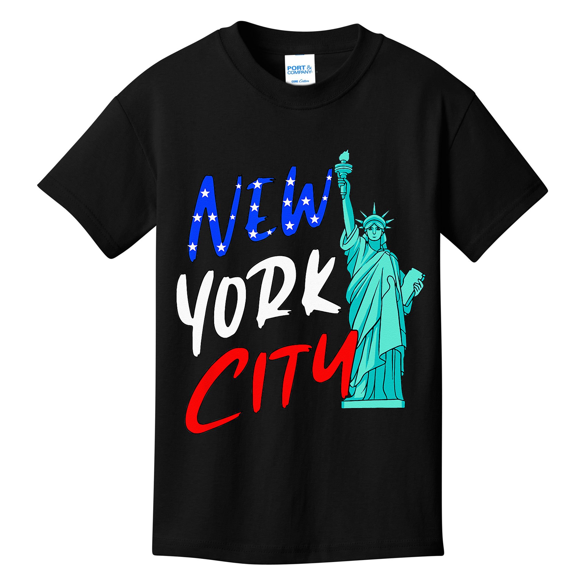 Statue Of Liberty New York City Souvenirs Kids T-Shirt