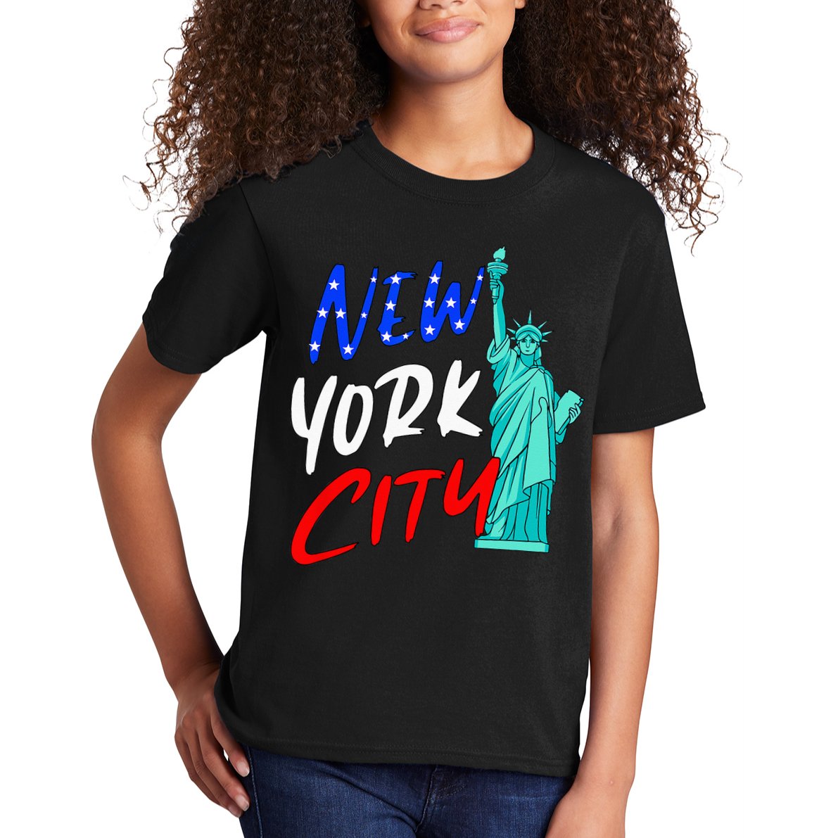 Statue Of Liberty New York City Souvenirs Kids T-Shirt