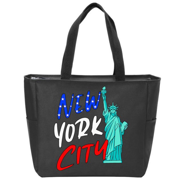 Statue Of Liberty New York City Souvenirs Zip Tote Bag