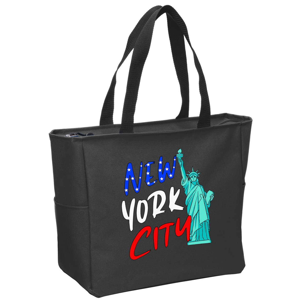 Statue Of Liberty New York City Souvenirs Zip Tote Bag