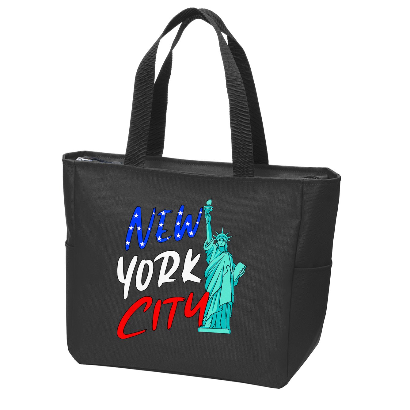 Statue Of Liberty New York City Souvenirs Zip Tote Bag