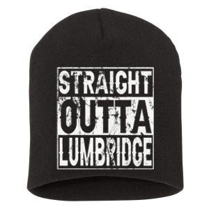 Straight Outta Lumbridge Funny Lumbridge Costume Short Acrylic Beanie