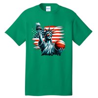 Statue Of Liberty Independence Day 4th Of July Tall T-Shirt