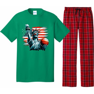 Statue Of Liberty Independence Day 4th Of July Pajama Set