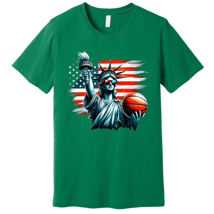 Statue Of Liberty Independence Day 4th Of July Premium T-Shirt