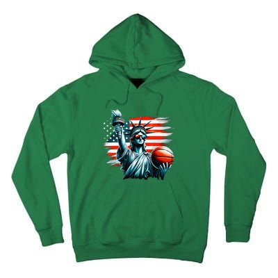 Statue Of Liberty Independence Day 4th Of July Tall Hoodie