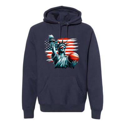 Statue Of Liberty Independence Day 4th Of July Premium Hoodie