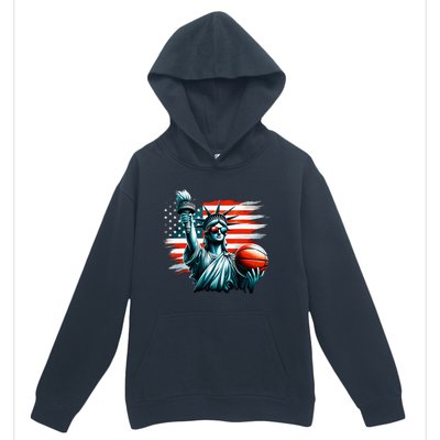 Statue Of Liberty Independence Day 4th Of July Urban Pullover Hoodie