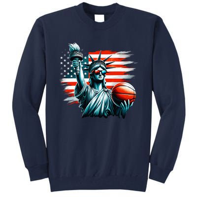 Statue Of Liberty Independence Day 4th Of July Tall Sweatshirt