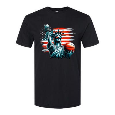 Statue Of Liberty Independence Day 4th Of July Softstyle CVC T-Shirt