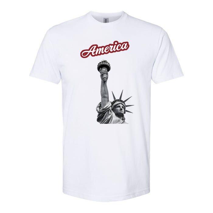 Statue Of Liberty Beer Holde Softstyle CVC T-Shirt