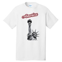 Statue Of Liberty Beer Holde Tall T-Shirt