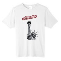 Statue Of Liberty Beer Holde Tall Fusion ChromaSoft Performance T-Shirt