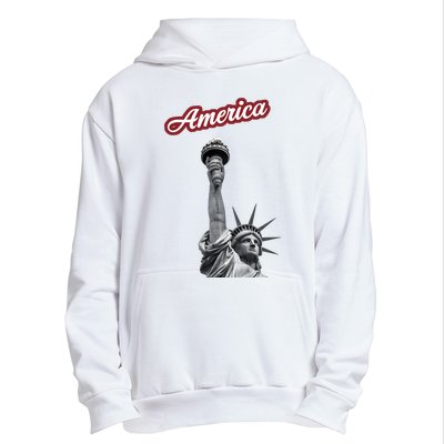 Statue Of Liberty Beer Holde Urban Pullover Hoodie