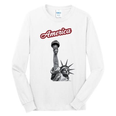 Statue Of Liberty Beer Holde Tall Long Sleeve T-Shirt