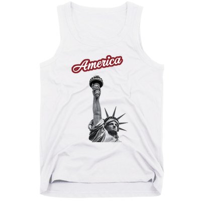 Statue Of Liberty Beer Holde Tank Top