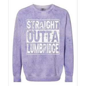 Straight Outta Lumbridge Funny Lumbridge Costume Colorblast Crewneck Sweatshirt