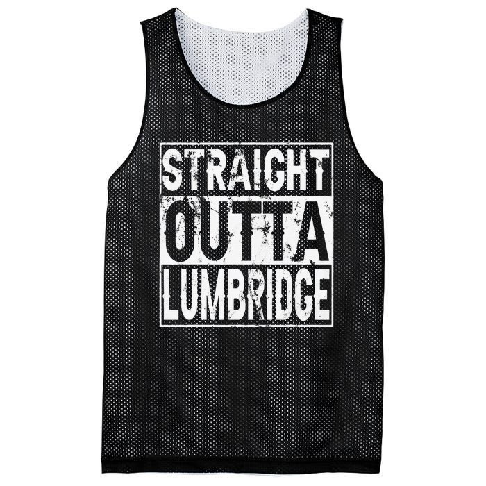 Straight Outta Lumbridge Funny Lumbridge Costume Mesh Reversible Basketball Jersey Tank