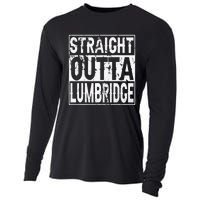 Straight Outta Lumbridge Funny Lumbridge Costume Cooling Performance Long Sleeve Crew