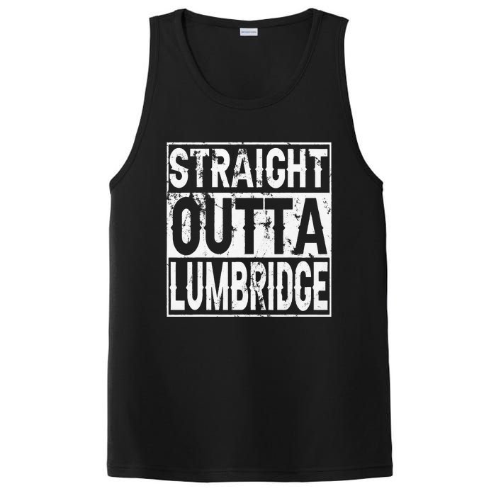 Straight Outta Lumbridge Funny Lumbridge Costume PosiCharge Competitor Tank